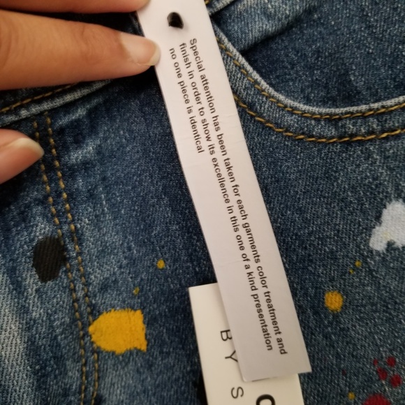 🔴SOLD🔴 Alice Olivia Stacey Bendet Splatter Denim - Picture 7 of 8
